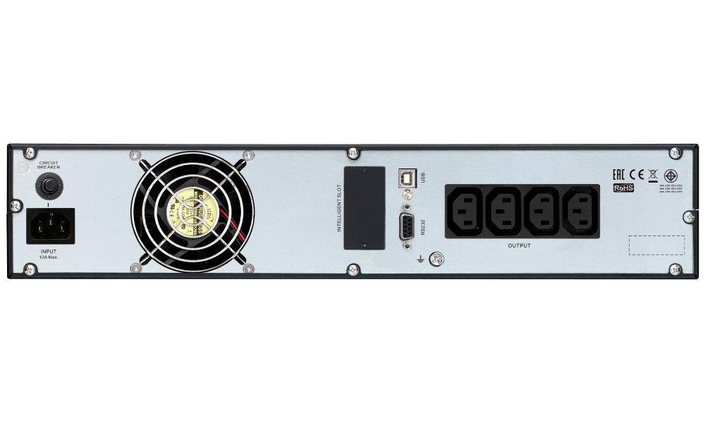 APC Easy UPS SRV 2000VA (1600W)/ 2U/ RACK MOUNT/ ONLINE/ 230V/ LCD