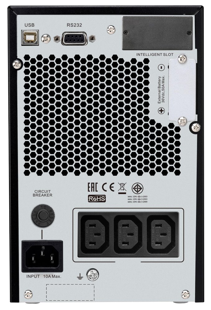 APC Easy UPS SRV 1000VA (800W)/ Tower/ ONLINE/ 230V/ LCD/ bez baterií