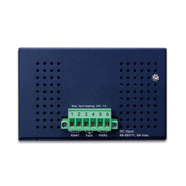 Planet IGS-1020PTF Průmyslový L2 PoE switch, 8x1Gb + 2xSFP, 802.3at 30/240W, IP30, -40~+75°C, 48-56VDC