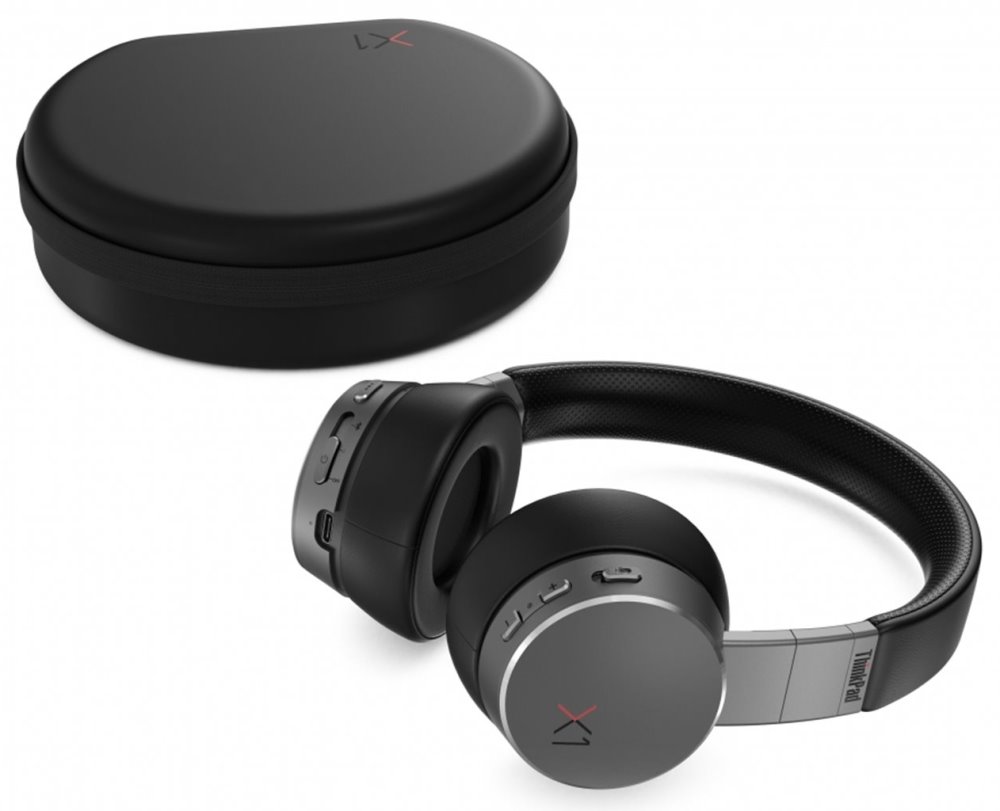Lenovo sluchátka ThinkPad X1 Active Noise Cancellation, technologie ANC+ENC, mikrofon, BT 5