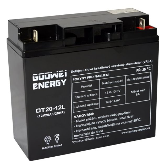 Solarmi Ostrovní napájení XtendLAN Offgrid 24/48AT20AGM - osazený box