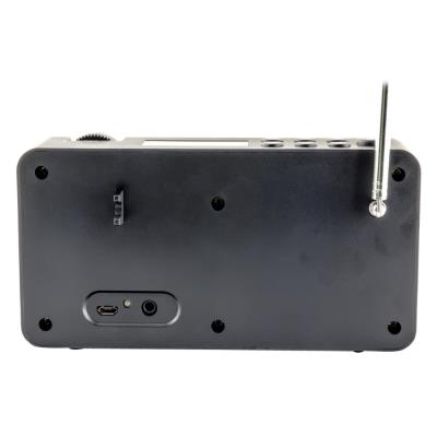 Maxxo rádio PB01/ DAB+/ FM 87,5 - 108MHz/ příkon 5V - 1A/ výkon 2W/ 3,5mm Jack/ až 8 hod.