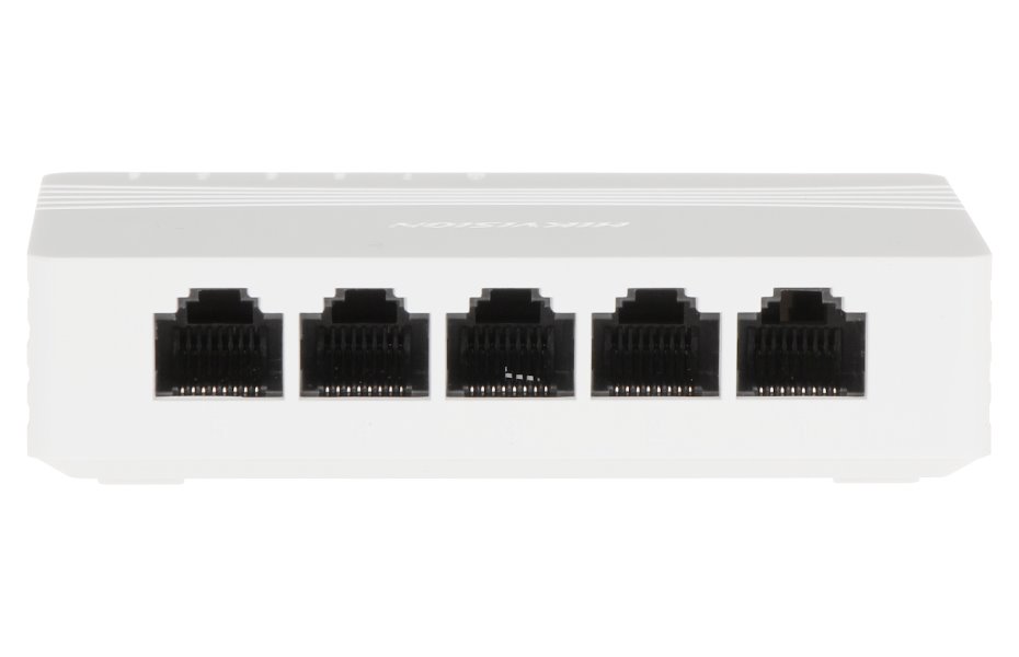 HIKVISION switch DS-3E0505D-E/ 5x port/ 10/100 Mbps RJ45 ports/ 1 Gbps/ napájení 5 VDC, 0.6 A
