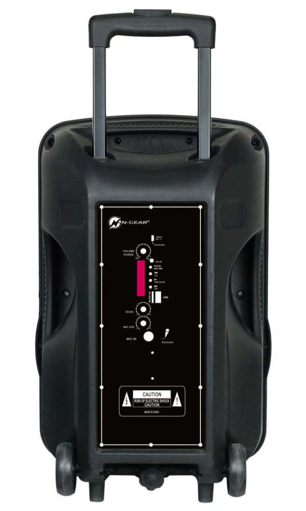 N-GEAR FLASH THE FLASH 1205/ BT repro/ 300W/ USB/ MICRO SD/ DO/ 2x MIC