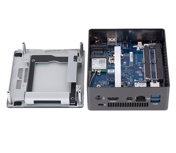 GIGABYTE BRIX GB-BLCE-4105 / Intel J4105 / 2x DDR4 SO-DIMM / M.2 / HDMI / mini DP / Wi-Fi / BT / bez OS