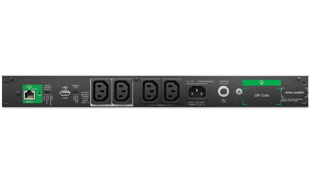 APC Smart-UPS C Lithium Ion/ Short Depth 500VA (400W)/ 1U/ RACK MOUNT/ LINE-INTERAK./ 230V/ with SmartConnect