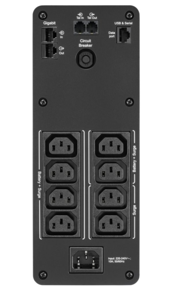 APC Back UPS Pro BR 1600VA (960W)/ Sinusoida/ LINE-INTERAKTIVNÍ/ AVR/ 230V/ LCD/ 8x IEC zásuvka