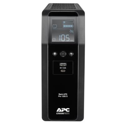 APC Back UPS Pro BR 1200VA (720W)/ Sinusoida/ LINE-INTERAKTIVNÍ/ AVR/ 230V/ LCD/ 8x IEC zásuvka