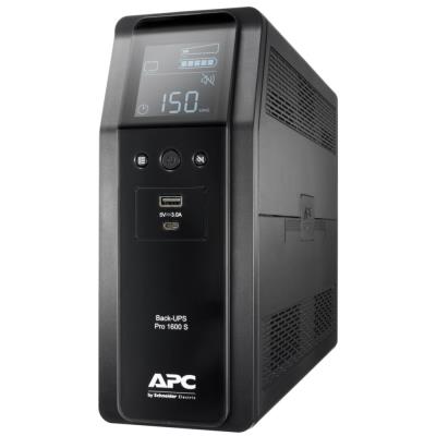 APC Back UPS Pro BR 1600VA (960W)/ Sinusoida/ LINE-INTERAKTIVNÍ/ AVR/ 230V/ LCD/ 8x IEC zásuvka