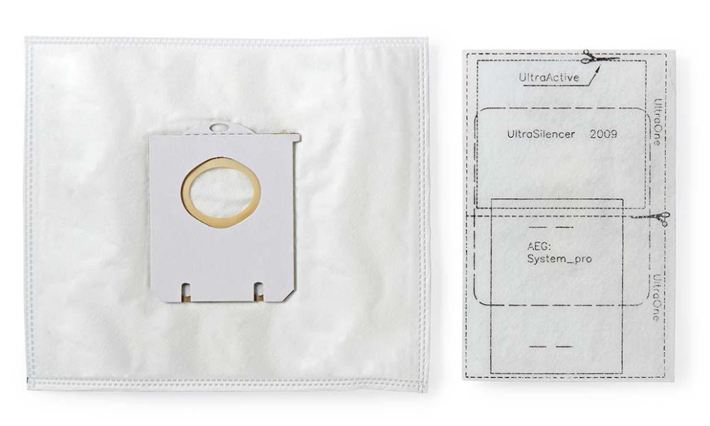 NEDIS sáčky do vysavače/ vhodné pro Philips, Electrolux a AEG/ 4x sáček/ 1x mikrofiltr