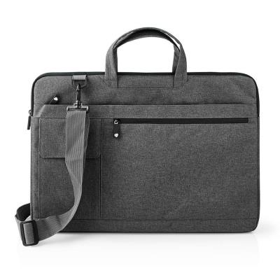 NEDIS brašna na notebook/ 17-18"/ ramenní popruh/ 8 úložných kapes/ černá