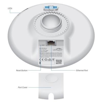 Ubiquiti NanoBeam M5 16 - AP/client 5GHz, anténa 16dBi MIMO2x2, airMAX, 1x RJ45, PoE 24V