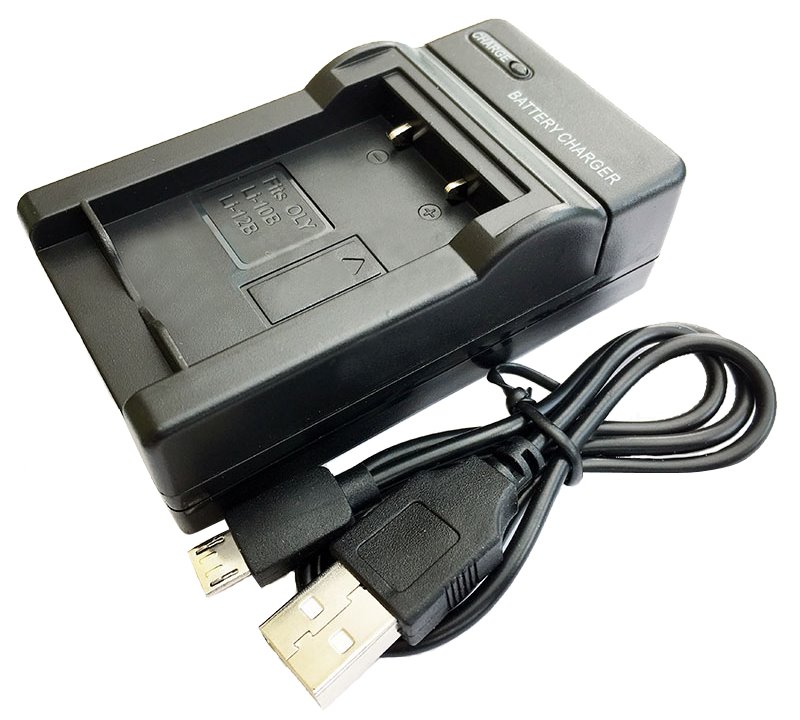 TRX USB Nabíječka baterií pro baterie Olympus Li-10B/ Li-12B/ DB-L10B/ LI-10C/ LI-12C/ Sanyo VAR-L10/ neoriginální