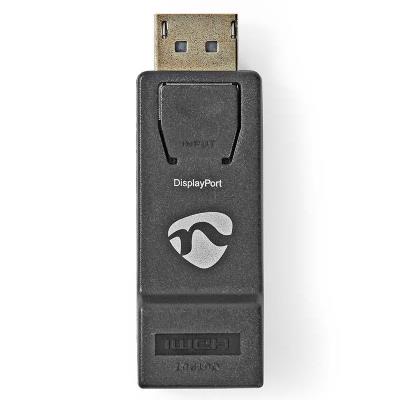 NEDIS adaptér DisplayPort – HDMI/ DisplayPort zástrčka - HDMI zásuvka/ černý/ blistr