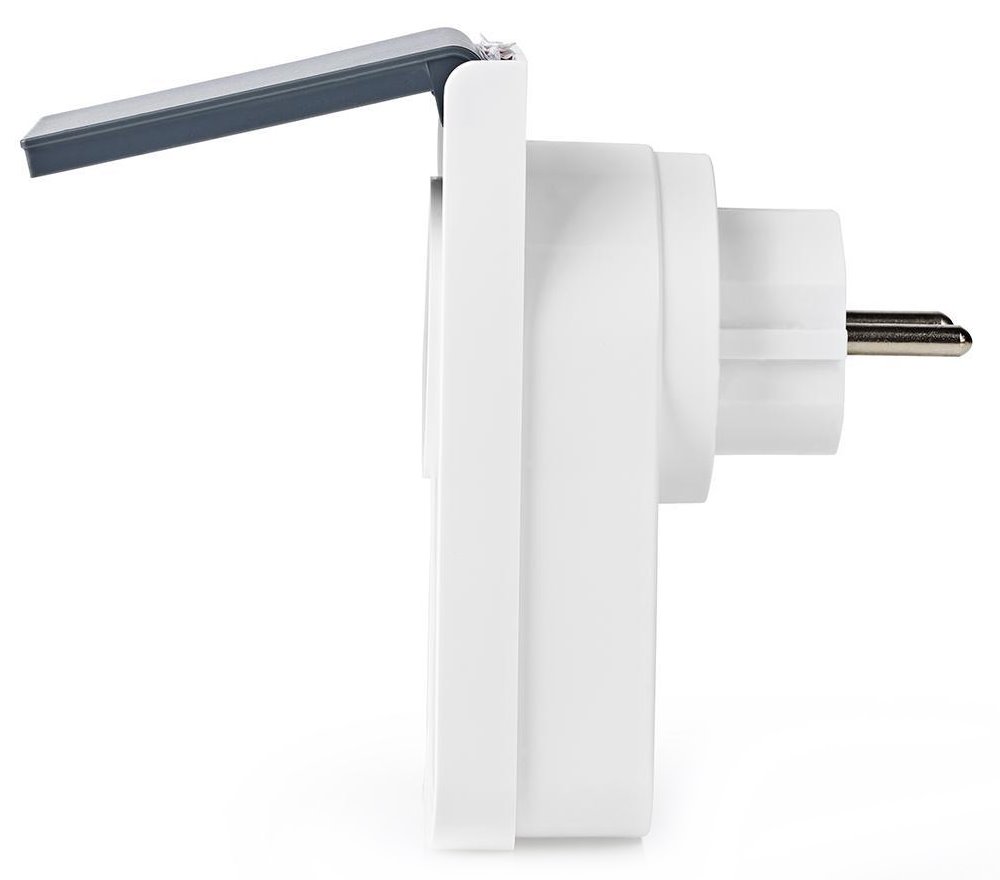 NEDIS Wi-Fi chytrá zásuvka/ venkovní/ monitor napájení/ 16A/ francouzský typ E/ IP44/ Android/ iOS/ Nedis® SmartLife