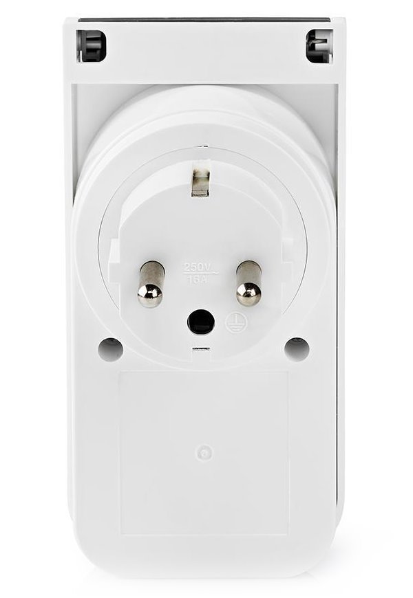 NEDIS Wi-Fi chytrá zásuvka/ venkovní/ monitor napájení/ 16A/ francouzský typ E/ IP44/ Android/ iOS/ Nedis® SmartLife