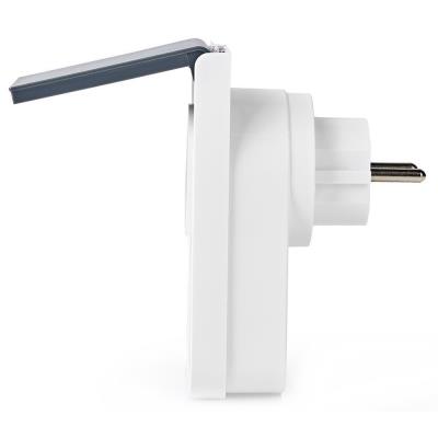 NEDIS Wi-Fi chytrá zásuvka/ venkovní/ monitor napájení/ 16A/ francouzský typ E/ IP44/ Android/ iOS/ Nedis® SmartLife