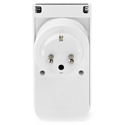 NEDIS Wi-Fi chytrá zásuvka/ venkovní/ monitor napájení/ 16A/ francouzský typ E/ IP44/ Android/ iOS/ Nedis® SmartLife