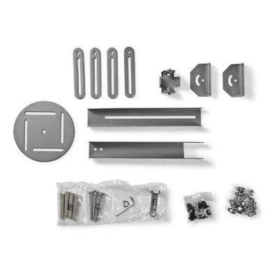 NEDIS nástěnný držák pro projektor/ Full motion/ nosnost 10 kg/ otáčení 360°/ 4 ramena/ ocel/ šedý