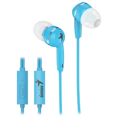 GENIUS headset HS-M320/ modrý/ 4pin 3,5 mm jack