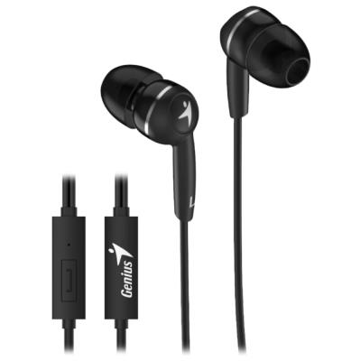 GENIUS headset HS-M320/ černý/ 4pin 3,5 mm jack