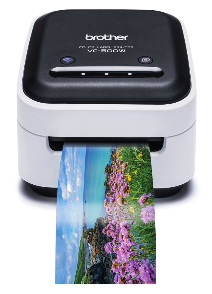 BROTHER plnobarevná tiskárna štítků VC-500W / 313 dpi / max šířka 50 mm / USB /  Wi-Fi