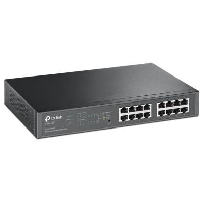 TP-Link TL-SG1016PE   PoE switch, 16x GLAN včetně 8x PoE+, 802.3af/at, 110W budget