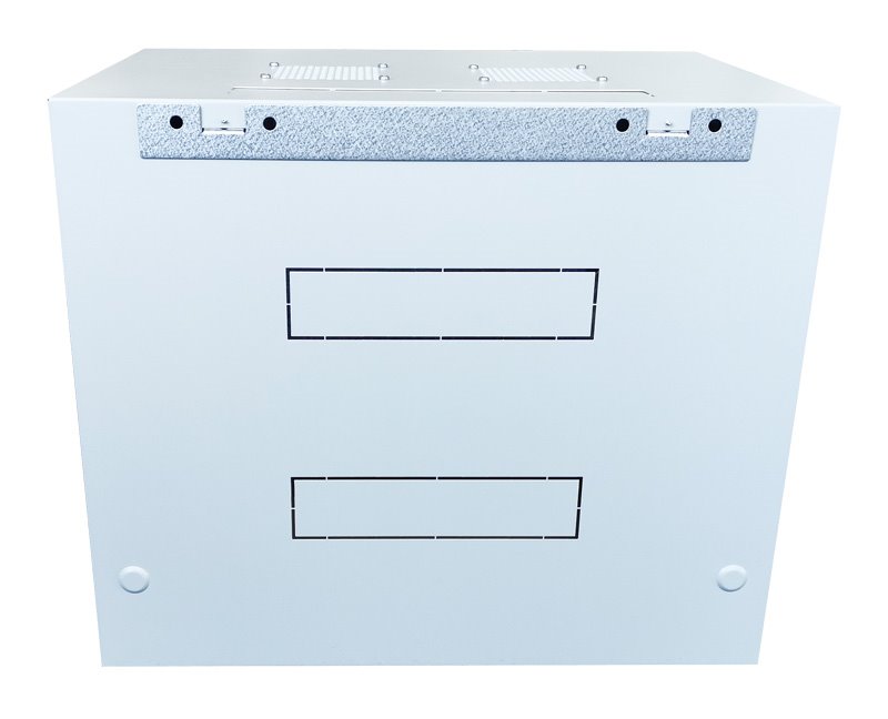 XtendLan 6U/600x450, na zeď, jednodílný, skleněné dveře, šedý