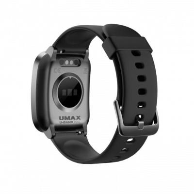 UMAX chytré hodinky U-Band P2-L Black/ 1,3" TFT/ Bluetooth 4.2/ nRF52832/ IP68/ iOS 8.0 +/ Android 4.4 +/ CZ Veryfit PRO