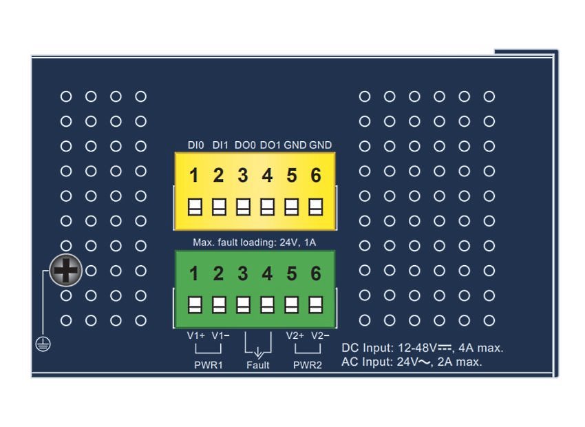 Planet IGS-6325-8T4X průmyslový L3 switch, 8x1Gb, 4x10Gb SFP+, 12-48VDC, -40~75°C, IP30, fanless