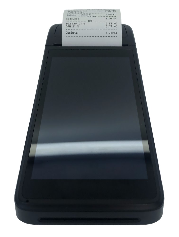 Cashino POS terminál All in One/ Wi-Fi/ 4G/ BT/ termotisk 58mm/ sken 1D a 2D kódů/ 5,5" IPS displej/ Android 6.0