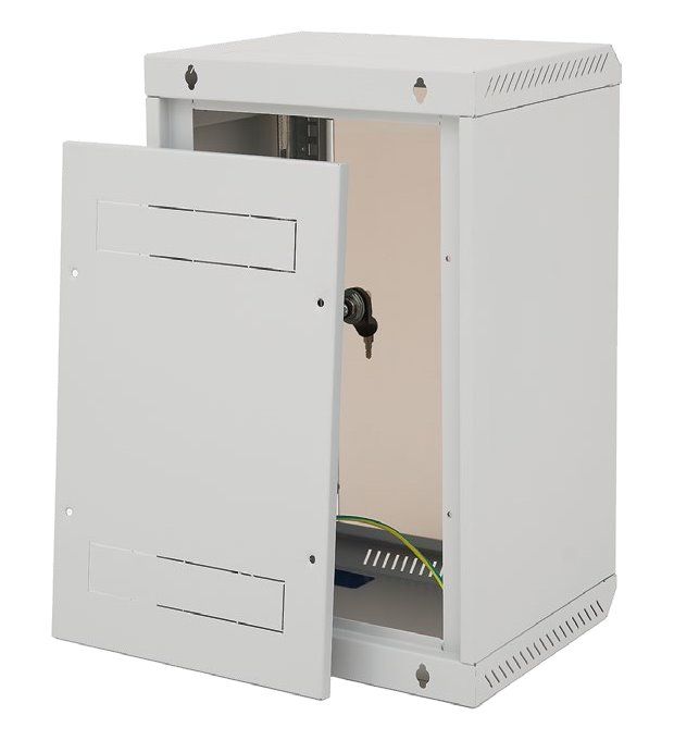 Triton 10" - 10U nebo 19" - 5U, rozvaděč jednodílný, 460mm celoskleněné dveře