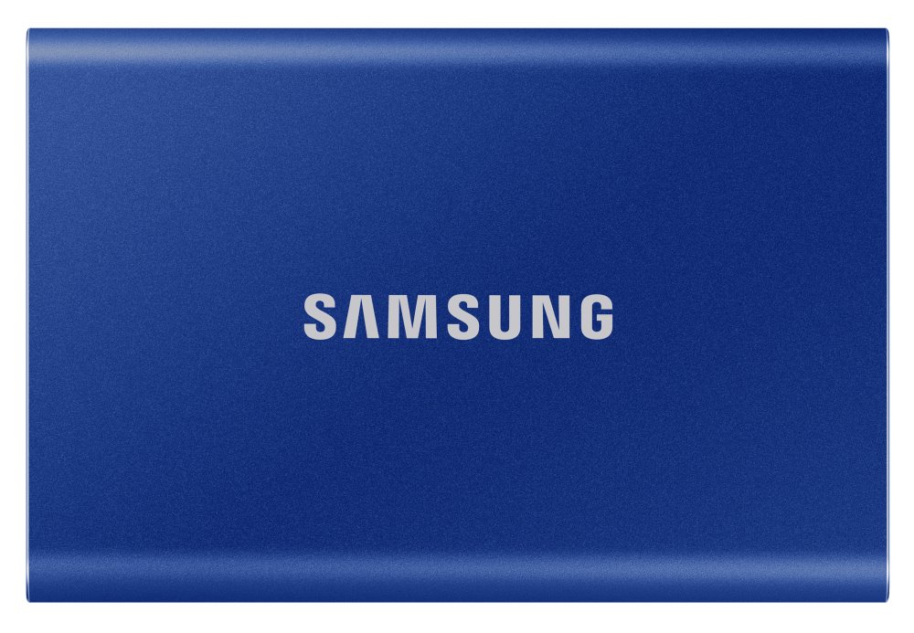 SAMSUNG Portable SSD T7 1TB / USB 3.2 Gen 2 / USB-C / Externí / Modrá