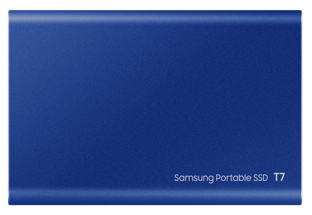 SAMSUNG Portable SSD T7 1TB / USB 3.2 Gen 2 / USB-C / Externí / Modrá