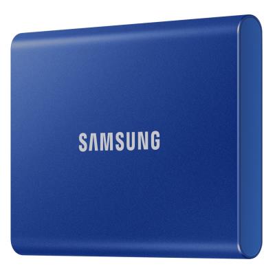 SAMSUNG Portable SSD T7 1TB / USB 3.2 Gen 2 / USB-C / Externí / Modrá
