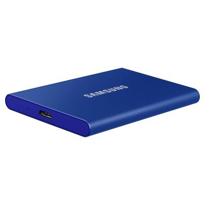SAMSUNG Portable SSD T7 2TB / USB 3.2 Gen 2 / USB-C / Externí / Modrá