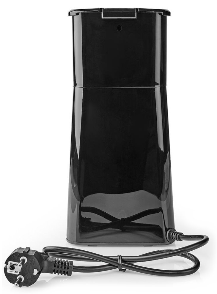 NEDIS kávovar/ na jeden šálek/ dvoustěnný cestovní hrnek/ kapacita 0,42 l/ časovač/ černý