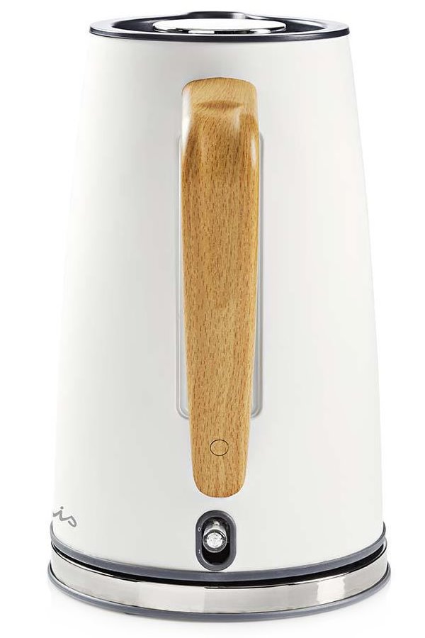 NEDIS rychlovarná konvice KAWK510EWT/ objem 1,7 l/ Soft-Touch/ 1850 - 2200 W/ nerezová ocel/ bílá