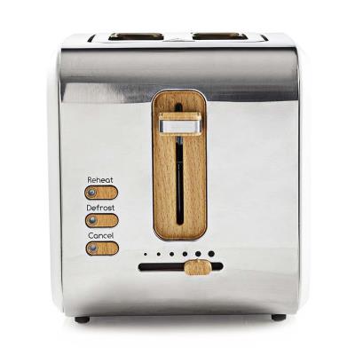 NEDIS topinkovač/ 2 široké otvory/ Soft-Touch/ 900 W/ bílý