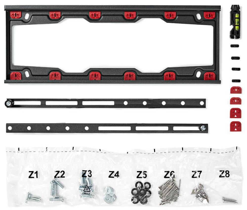 NEDIS nástěnný držák TV do sádrokartonu/ 23 - 55"/ nosnost 35 kg/ vzdálenost od stěny 28 mm/ fixní/ ocel/ černý
