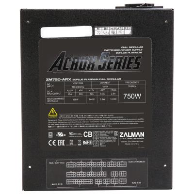 Zalman zdroj  ZM750-ARX / 750W / ATX / akt. PFC / 135mm ventilátor / 100 - 240V / 80+ Platinum / modular