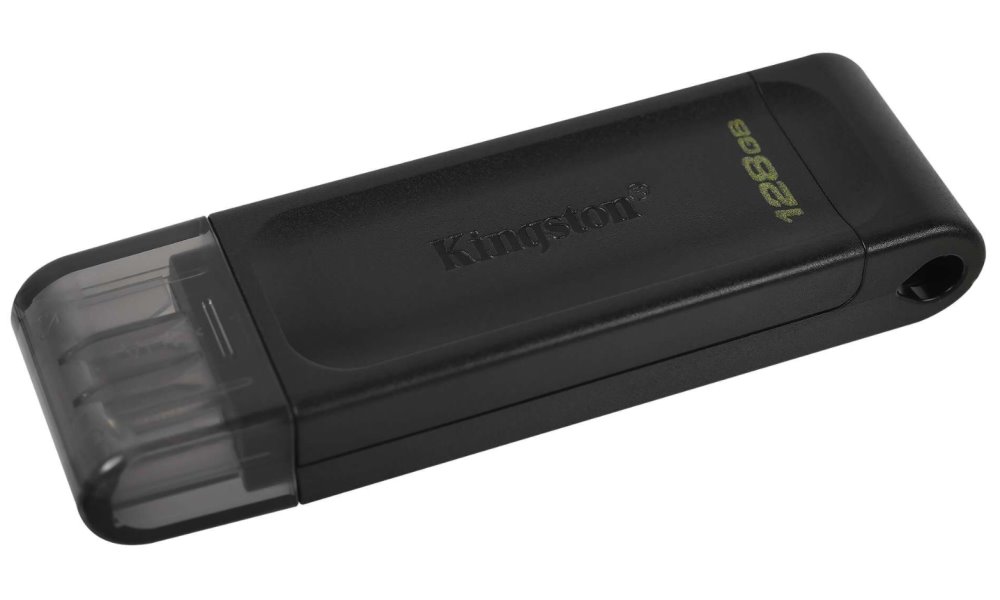 KINGSTON DataTraveler 70 128GB / USB 3.0 Type C / černá