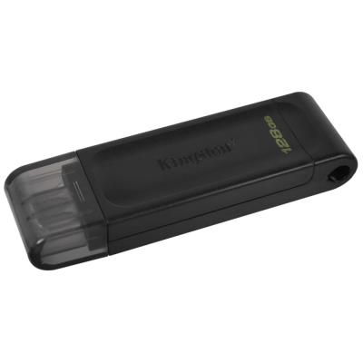 KINGSTON DataTraveler 70 128GB / USB 3.0 Type C / černá