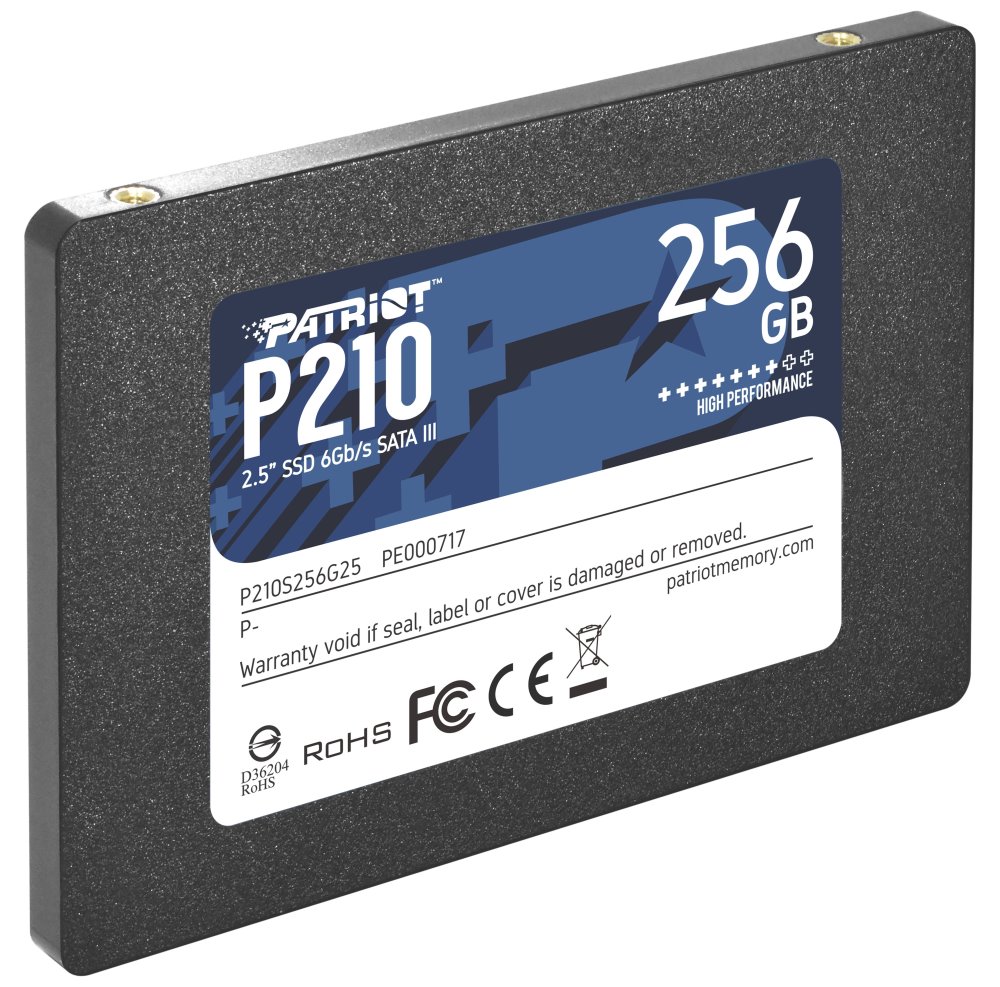 PATRIOT P210 256GB SSD / 2,5" / Interní / SATA 6GB/s / 7mm