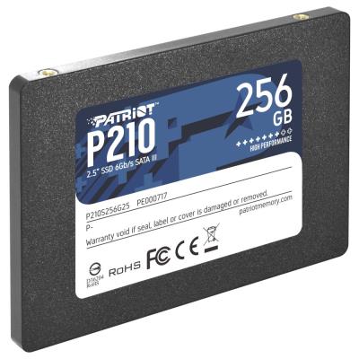 PATRIOT P210 256GB SSD / 2,5" / Interní / SATA 6GB/s / 7mm
