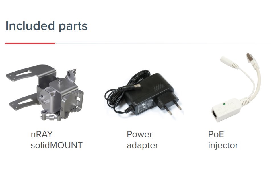 MikroTik Wireless Wire nRAY, 1x Gbit LAN, 802.11ad (60 GHz) - kompletní spoj