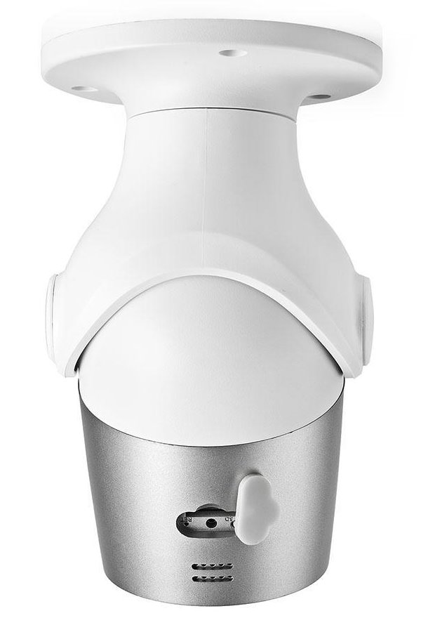 NEDIS IP Kamera/ venkovní/ IP65/ Wi-Fi/ 1080p/ PIR senzor/ MicroSD/ Cloud/ Android/ iOS/ adaptér/ bílá