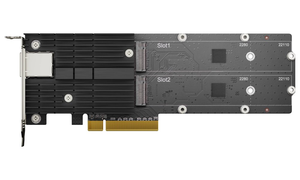 Synology E10M20-T1 rozšiřující kombinovaná karta 1x 10GBASE-T + 2x M.2 SSD slot