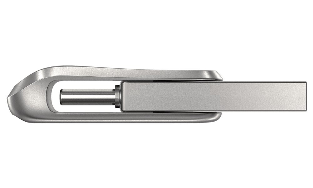 SanDisk Ultra Dual Drive Luxe USB-C 64GB / USB 3.0 Typ-C /  USB 3.0 Typ-A / stříbrný