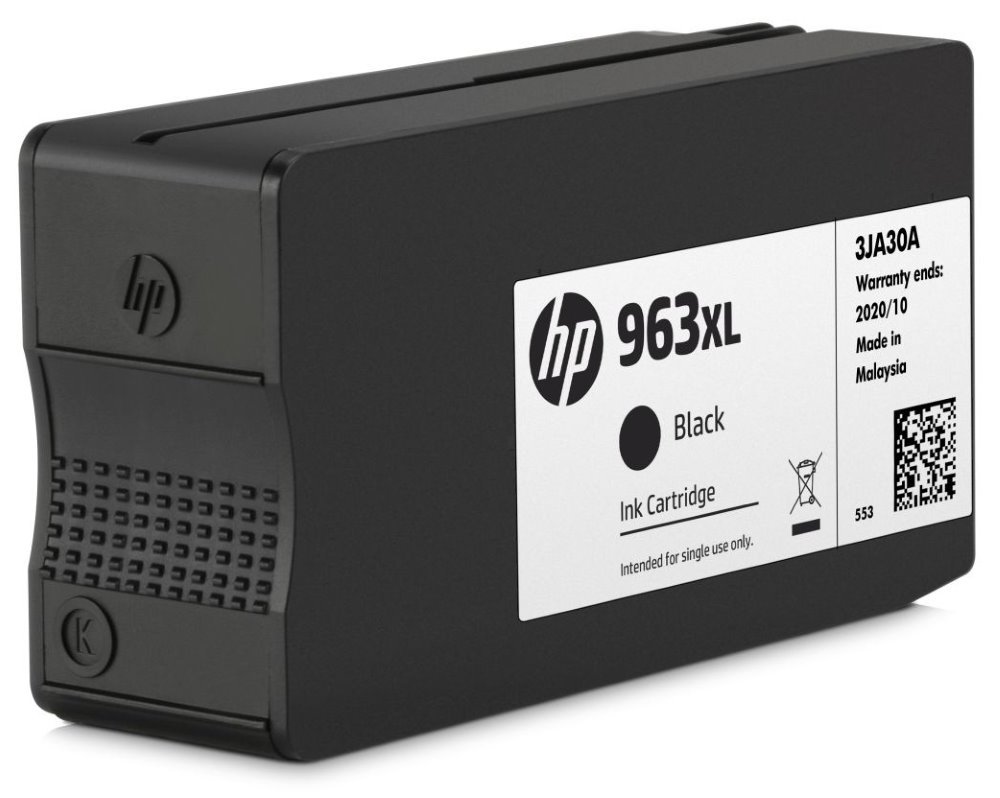 Inkoustová náplň HP 963XL černá (black, 2000p) pro HP OfficeJet Pro 9010, 9013, HP OfficeJet Pro 9020